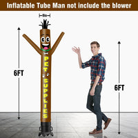 6 10 15 20FT Tall Pet Supplies Waving Inflatable Tube Man(Blower Not Included)