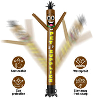 6 10 15 20FT Tall Pet Supplies Waving Inflatable Tube Man(Blower Not Included)