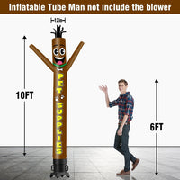 6 10 15 20FT Tall Pet Supplies Waving Inflatable Tube Man(Blower Not Included)