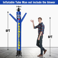 6 10 15 20FT Tall Promotions Waving Inflatable Tube Man(Blower Not Included)