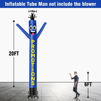 6 10 15 20FT Tall Promotions Waving Inflatable Tube Man(Blower Not Included)