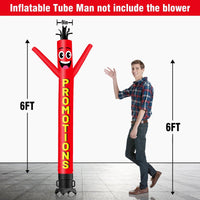 6 10 15 20FT Tall Promotions Waving Inflatable Tube Man(Blower Not Included)