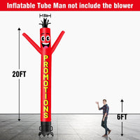 6 10 15 20FT Tall Promotions Waving Inflatable Tube Man(Blower Not Included)