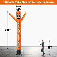 6 10 15 20FT Tall Promotions Waving Inflatable Tube Man(Blower Not Included)