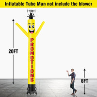 6 10 15 20FT Tall Promotions Waving Inflatable Tube Man(Blower Not Included)