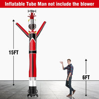6 10 15 20FT Tall Racing Drivers Waving Inflatable Tube Man(Blower Not Included)
