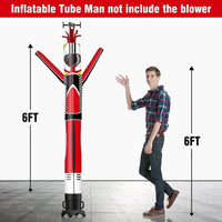 6 10 15 20FT Tall Racing Drivers Waving Inflatable Tube Man(Blower Not Included)