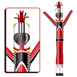 6 10 15 20FT Tall Racing Drivers Waving Inflatable Tube Man(Blower Not Included)