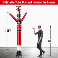 6 10 15 20FT Tall Racing Drivers Waving Inflatable Tube Man(Blower Not Included)