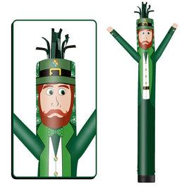 6 10 15 20FT Tall Saint Patrick Waving Inflatable Tube Man(Blower Not Included)