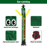 6 10 15 20FT Tall Sandwich Waving Inflatable Tube Man(Blower Not Included)