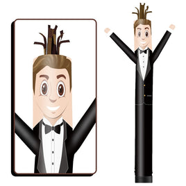 6 10 15 20FT Tall Server Waving Inflatable Tube Man(Blower Not Included)