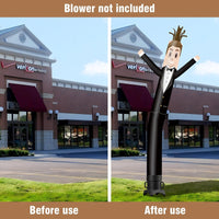 6 10 15 20FT Tall Server Waving Inflatable Tube Man(Blower Not Included)