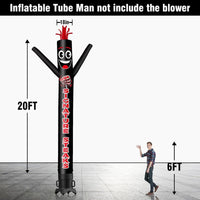 6 10 15 20FT Tall Signature Steaks Waving Inflatable Tube Man(Blower Not Included)