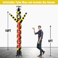 6 10 15 20FT Tall Storage Waving Inflatable Tube Man(Blower Not Included)