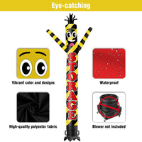 6 10 15 20FT Tall Storage Waving Inflatable Tube Man(Blower Not Included)