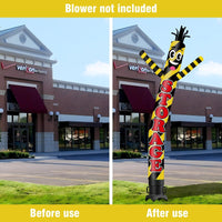 6 10 15 20FT Tall Storage Waving Inflatable Tube Man(Blower Not Included)