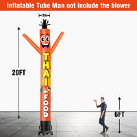 6 10 15 20FT Tall Thai Food Inflatable Tube Man(Blower Not Included)