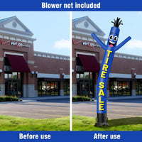 6 10 15 20FT Tall Tire Sale Waving Inflatable Tube Man(Blower Not Included)