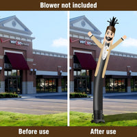 6 10 15 20FT Tall Tuxedo Waving Inflatable Tube Man(Blower Not Included)