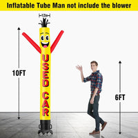 6 10 15 20FT Tall Used Car Waving Inflatable Tube Man(Blower Not Included)