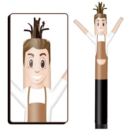 6 10 15 20FT Tall Waiter Waving Inflatable Tube Man(Blower Not Included)
