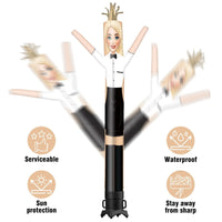 6 10 15 20FT Tall Waitress Waving Inflatable Tube Man(Blower Not Included)