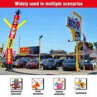 6 10 15 20FT Tall We Buy Cars Waving Inflatable Tube Man(Blower Not Included)