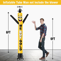 6 10 15 20FT Tall We Buy Gold Waving Inflatable Tube Man(Blower Not Included)