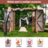 6 10 15 20FT Tall Wedding Bridegroom Waving Inflatable Tube Man(Blower Not Included)
