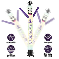 6 10 15 20FT Tall Yoga Waving Inflatable Tube Man(Blower Not Included)