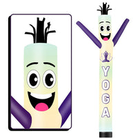 6 10 15 20FT Tall Yoga Waving Inflatable Tube Man(Blower Not Included)