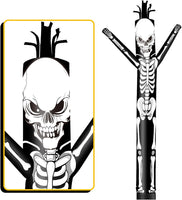 6 10 15 20FT Tall Halloween Skeleton Waving Inflatable Tube Man(Blower Not Included)