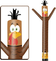 6 10 15 20FT Tall Thanksgiving Day Turkey Waving Inflatable Tube Man- Thanksgiving Day Theme(Blower Not Included)