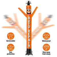 6 10 15 20FT Tall Auto Repair Waving Inflatable Tube Man(Blower Not Included)