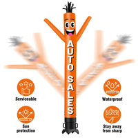 6 10 15 20FT Tall Auto Sales Waving Inflatable Tube Man(Blower Not Included)