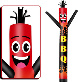 6 10 15 20FT Tall BBQ Waving Inflatable Tube Man(Blower Not Included)