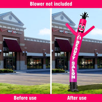 6 10 15 20FT Tall Beauty Salon Waving Inflatable Tube Man(Blower Not Included)