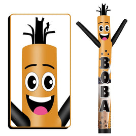 6 10 15 20FT Tall Boba Waving Inflatable Tube Man(Blower Not Included)