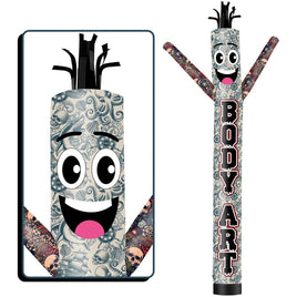 6 10 15 20FT Tall Body Art Waving Inflatable Tube Man(Blower Not Included)