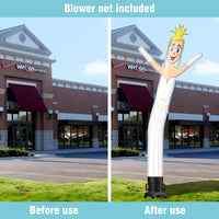 6 10 15 20FT Tall Bride Waving Inflatable Tube Man(Blower Not Included)