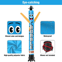 6 10 15 20FT Tall Bubble Tea Waving Inflatable Tube Man(Blower Not Included)