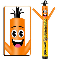 6 10 15 20FT Tall Cheese Steak Waving Inflatable Tube Man(Blower Not Included)