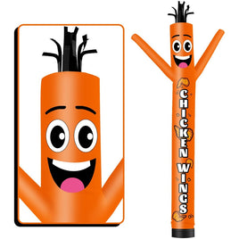 6 10 15 20FT Tall Chicken Wings Waving Inflatable Tube Man(Blower Not Included)