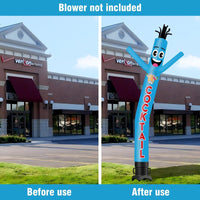 6 10 15 20FT Tall Cocktail Waving Inflatable Tube Man(Blower Not Included)