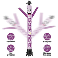 6 10 15 20FT Tall Day Spa Waving Inflatable Tube Man(Blower Not Included)