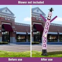 6 10 15 20FT Tall Day Spa Waving Inflatable Tube Man(Blower Not Included)