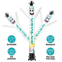 6 10 15 20FT Tall Easter Service Waving Inflatable Tube Man(Blower Not Included)