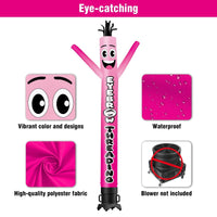 6 10 15 20FT Tall Eyebrow Threading Waving Inflatable Tube Man(Blower Not Included)
