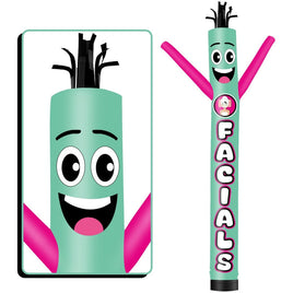 6 10 15 20FT Tall Facials Waving Inflatable Tube Man(Blower Not Included)